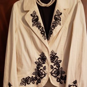 White House Black Market Jacket with great details